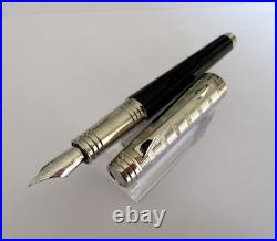 Rare Pen Fountain Pen PARKER Premier Custom Black St Tartan New Of Stock N81
