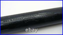 Rare Pen! Parker Senior Duofold, Lapis, Blue On Blue, 14k Medium Nib, USA