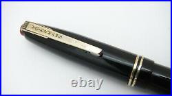 Rare Pen! Waterman 503 Shorthand, Black, Low Flex, 14k Fine Nib, England