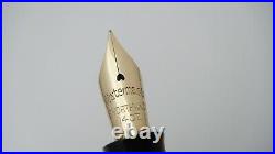 Rare Pen! Waterman 503 Shorthand, Black, Low Flex, 14k Fine Nib, England