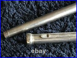 Rare Pierre Cardin Sterling Silver Fountain Pen, Iridium Point Nib