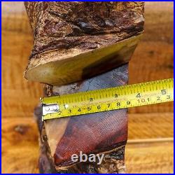 Rare! Red AMBOYNA BURL LUMBER Live Edge Block Blank Wood DIY Resin Epoxy Pen Gun