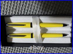 Rare Retired CROSS Solo Ballpoint Pen And 0.05mm Pencil In Yellow New Rare Retired CROSS Solo Ballpoint Pen And 0.05mm Pencil In Yellow New