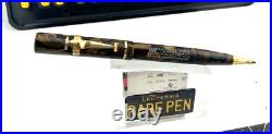 Rare SCHNELL PENSELPEN Fountain Pen Pencil Combo Celluloid 14K Fine Flex nib