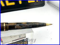 Rare SCHNELL PENSELPEN Fountain Pen Pencil Combo Celluloid 14K Fine Flex nib