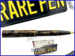 Rare SCHNELL PENSELPEN Fountain Pen Pencil Combo Celluloid 14K Fine Flex nib