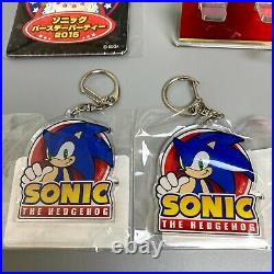 Rare SEGA Sonic the Hedgehog Goods Bulk Sale Key chain, pen case, etc
