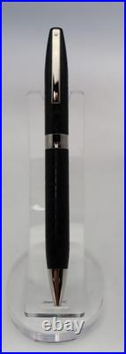 Rare Shaeffer White Dot Legacy Heritage Black Like Leather Ballpoint Pen 9040-2