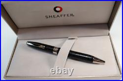 Rare Shaeffer White Dot Legacy Heritage Black Like Leather Ballpoint Pen 9040-2