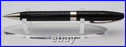 Rare Shaeffer White Dot Legacy Heritage Black Like Leather Ballpoint Pen 9040-2