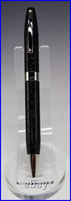 Rare Shaeffer White Dot Legacy Heritage Black Like Leather Ballpoint Pen 9040-2