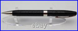Rare Shaeffer White Dot Legacy Heritage Black Like Leather Ballpoint Pen 9040-2