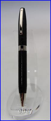 Rare Shaeffer White Dot Legacy Heritage Black Like Leather Ballpoint Pen 9040-2