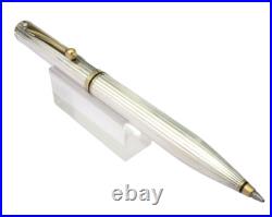 Rare Sheaffer Ballpoint Pen Connoisseur Solid Silver New Stock MX705