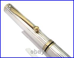 Rare Sheaffer Ballpoint Pen Connoisseur Solid Silver New Stock MX705