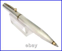 Rare Sheaffer Ballpoint Pen Connoisseur Solid Silver New Stock MX705