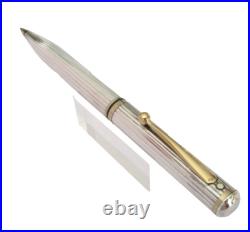 Rare Sheaffer Ballpoint Pen Connoisseur Solid Silver New Stock MX705