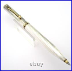 Rare Sheaffer Ballpoint Pen Connoisseur Solid Silver New Stock MX705 Rare Sheaffer Ballpoint Pen Connoisseur Solid Silver New Stock MX705