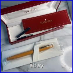 Rare Sheaffer Imperial Model #2664 Fountain Pen 23K Gold Nib in Cadmium Yellow