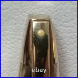 Rare Sheaffer PFM Fountain Pen Maroon /Gold Cap Nib 14 K USED & Work Conditions