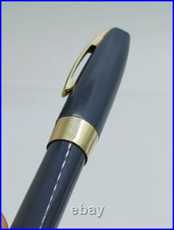 Rare Sheaffer Pfm Fountain Pen Made USA Gold Nib 14k Gray Pen For Men 1960
