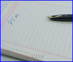 Rare Sheaffer Pfm Fountain Pen Made USA Gold Nib 14k Gray Pen For Men 1960