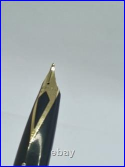 Rare Sheaffer Pfm Fountain Pen Made USA Gold Nib 14k Gray Pen For Men 1960