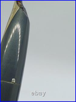 Rare Sheaffer Pfm Fountain Pen Made USA Gold Nib 14k Gray Pen For Men 1960