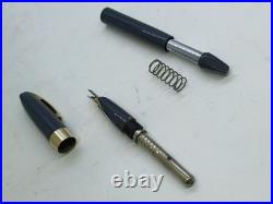 Rare Sheaffer Pfm Fountain Pen Made USA Gold Nib 14k Gray Pen For Men 1960