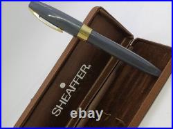 Rare Sheaffer Pfm Fountain Pen Made USA Gold Nib 14k Gray Pen For Men 1960