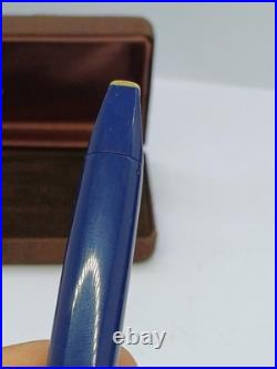 Rare Sheaffer Pfm Fountain Pen Made USA Gold Nib 14k Navy Blue Pen For Men 1960 Rare Sheaffer Pfm Fountain Pen Made USA Gold Nib 14k Navy Blue Pen For Men 1960