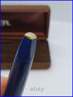 Rare Sheaffer Pfm Fountain Pen Made USA Gold Nib 14k Navy Blue Pen For Men 1960 Rare Sheaffer Pfm Fountain Pen Made USA Gold Nib 14k Navy Blue Pen For Men 1960