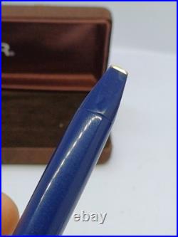 Rare Sheaffer Pfm Fountain Pen Made USA Gold Nib 14k Navy Blue Pen For Men 1960 Rare Sheaffer Pfm Fountain Pen Made USA Gold Nib 14k Navy Blue Pen For Men 1960