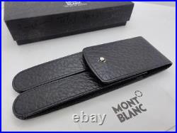 Rare Stored Gems Gloveextra-Thick Genuine Leather Pen Pouch Montblanc