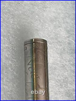 Rare TIFFANY & CO. 925 sterling silver pen Engraved WithNYC Address & Pouch & Box