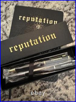 Rare Taylor Swift Reputation Tour Writing Journal & Two-Pen Set Official & New