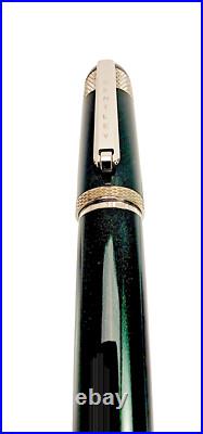 Rare! Tibaldi For Bentley Continental Cumbrian Green Ballpoint Pen (pen Only)
