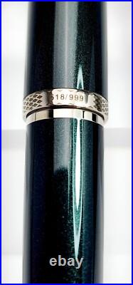 Rare! Tibaldi For Bentley Continental Cumbrian Green Ballpoint Pen (pen Only)