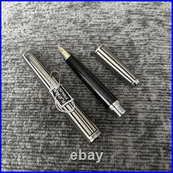 Rare Unused Platinum Stainless Steel Fountain Pen 14K Gold M Medium Discontinued