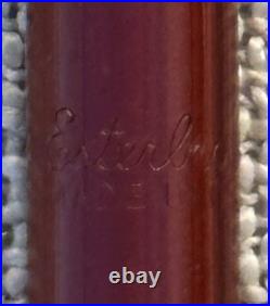Rare Unusual 1950's Esterbrook LJ Fountain Pen, Thin Striped Red, 2668 Nib, Med