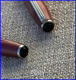 Rare Unusual 1950's Esterbrook LJ Fountain Pen, Thin Striped Red, 2668 Nib, Med