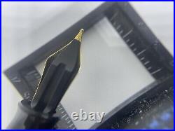 Rare VISCONTI MONTE CARLO Mandarin Yellow Fountain Pen- F Nib- Bakelite- Italy