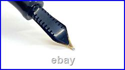 Rare! Valentine Pen, 02, Green Pin Stripe, Semi Flex, 14k Medium Nib