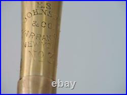 Rare Victorian E. S. Johnson & Co. Propelling Dip Pen & Pencil 14k Gold Nib Look