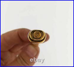 Rare Vintage Authentic Cartier Fountain Pen Vendome Trinity 18K Gold Nib