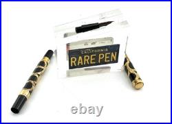 Rare Vintage CAREY Secretary Fountain Pen GF Filigree Overlay 14K Fine nib