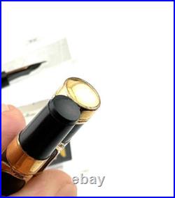 Rare Vintage CAREY Secretary Fountain Pen GF Filigree Overlay 14K Fine nib