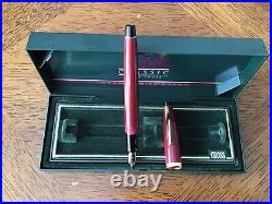 Rare Vintage Classic Cross Fountain Pen 22k Gold Electroplated Accents 806-4m