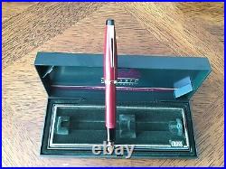 Rare Vintage Classic Cross Fountain Pen 22k Gold Electroplated Accents 806-4m