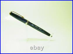 Rare Vintage Dutch UNION 33 Blue Striated Fountain Pen Flexy 14ct EF Nib EF BB